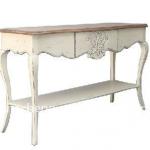 french 1 drawer Console