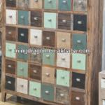 Chinese antique Shanxi Recycled solid wood distressed medicine cabinet-TB-006