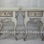 chinese antique furniture pine wood shanxi white/black/blue/red/green one drawer table-12042004
