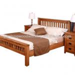 Solid Wooden Bed-JFHF