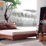 contemporary indoor bedroom furniture with italien leather bedroom set