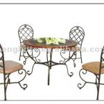 Dining room slate top dining table and chair-DS-08560