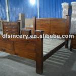pine wood furniture bedroom set-HTZT-142