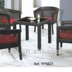 outdoor patio rattan/ wicker dining furniture set-YPS021
