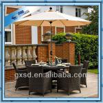 outdoor or indoor woven rattan modern dining set-SDH1149