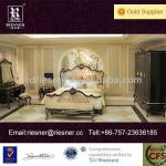 classic solid wood carve villa furniture bedroom E03-001-E03-001