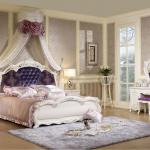 antique french style bedroom furniture sets 801-801
