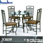 Antique table and chairs set-YJ659