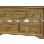 3+4 drawer wooden chest wooden furniture solid oak chest
