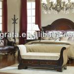 2013 luxury wooden bed was made of Northeast China ash