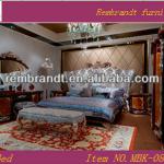 classic luxury bedroom furniture-MBK-0838