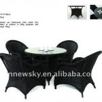 garden outdoor PE rattan furniture dining room sets-AY-S2030