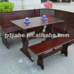 2014USA espresso corner Dining Nook,espresso Dining room furniture Breakfast corner nook