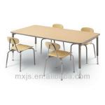 4 persons rectangular wooden modern dining table