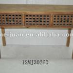 Antique Wood Design Chinese Style Table With Drawers, China-12MJ30260