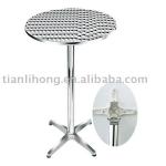 Cheap Folding High Top Aluminum Bistro/Bar Table-TLH-1059
