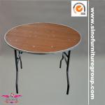 wood folding banquet table