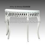 Classic bevelling mirrors antique design console table with mirror-AM247