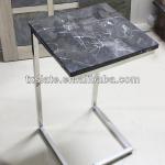 Stainless Steel Frame Side Table,marble table tops bed study table ,stainless steel table sofa table-TXJ-17