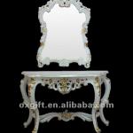 OXGIFT console table with decorative mirror frame-YL 8903