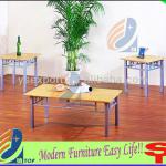 Hot Sale Beech MDF Coffee Table with Metal Tube-YSB-094/090/095/097