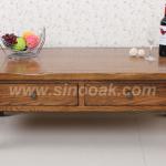 Rustic Solid Oak Coffee Table Wooden CoffeeTable-D001