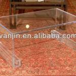 Acrylic Greek Style Lucite Transparent Plexiglass Console Table,Acrylic Livingroom Furniture,Plexiglass Desk-2031311202