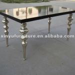 European style wooden dining table for wedding D1001