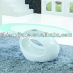 Fibreglass and high gloss decorative coffee table