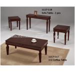 1117-117 Solid Wood 1+2 Coffee Table