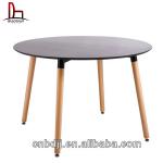 round indoor and outdoor MDF wood dining table-XH-Z-216