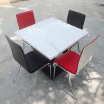 KKR dining room tables and chairs,hospital dining table,artificial marble dining table-KKR -dining table