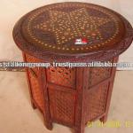 WOODEN OCTANGLE TABLE-SSW4258