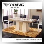 latest designs of square dining table marble D1110