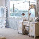Elegant style Antique dressing table for bedroom furniture 3F502