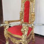 Lion King Chair with Gold Leaf Finish - American English Style Furniture