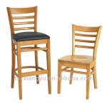 restaurant solid wooden chair and bar chair DGW0005