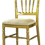 Hot sale Aluminum napoleon wedding chair