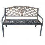 cast iron garden bench