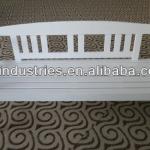 high quality wooden white bench-JMGB1002