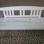 high quality wooden white bench