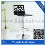 Plastic Acrylic swivel bar stool-LD-812