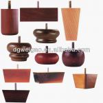 Elegant and high quality wooden furniture feet