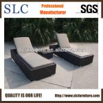 2014 Popular Double Rattan Sun Lounge (SC-FT0128)-SC-FT0128 Double Rattan Sun Lounge