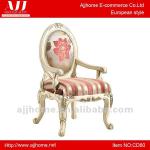 beautiful flower fabric dining room master armchair CD60