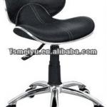 Hotel swivel bar chair with castors-C060