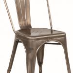 Stackable tolix metal cafe chair