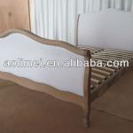 french linen upholstered bed-BD-D-KB