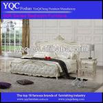 New Design Classic Genuine Leather luxurious bed with storage 9253