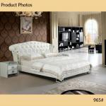 modern leather bed with elegant design965#